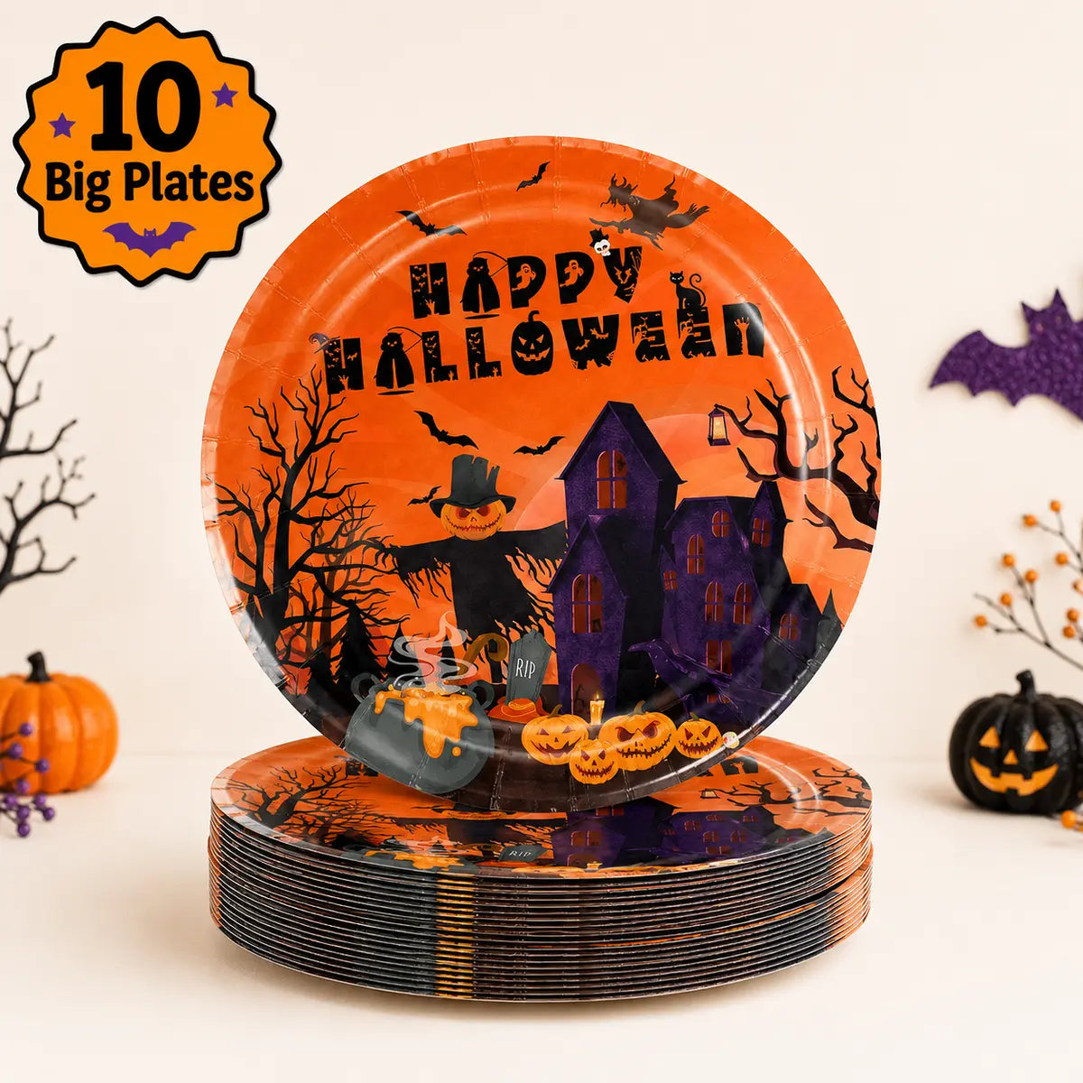 Halloween Party Tableware Set