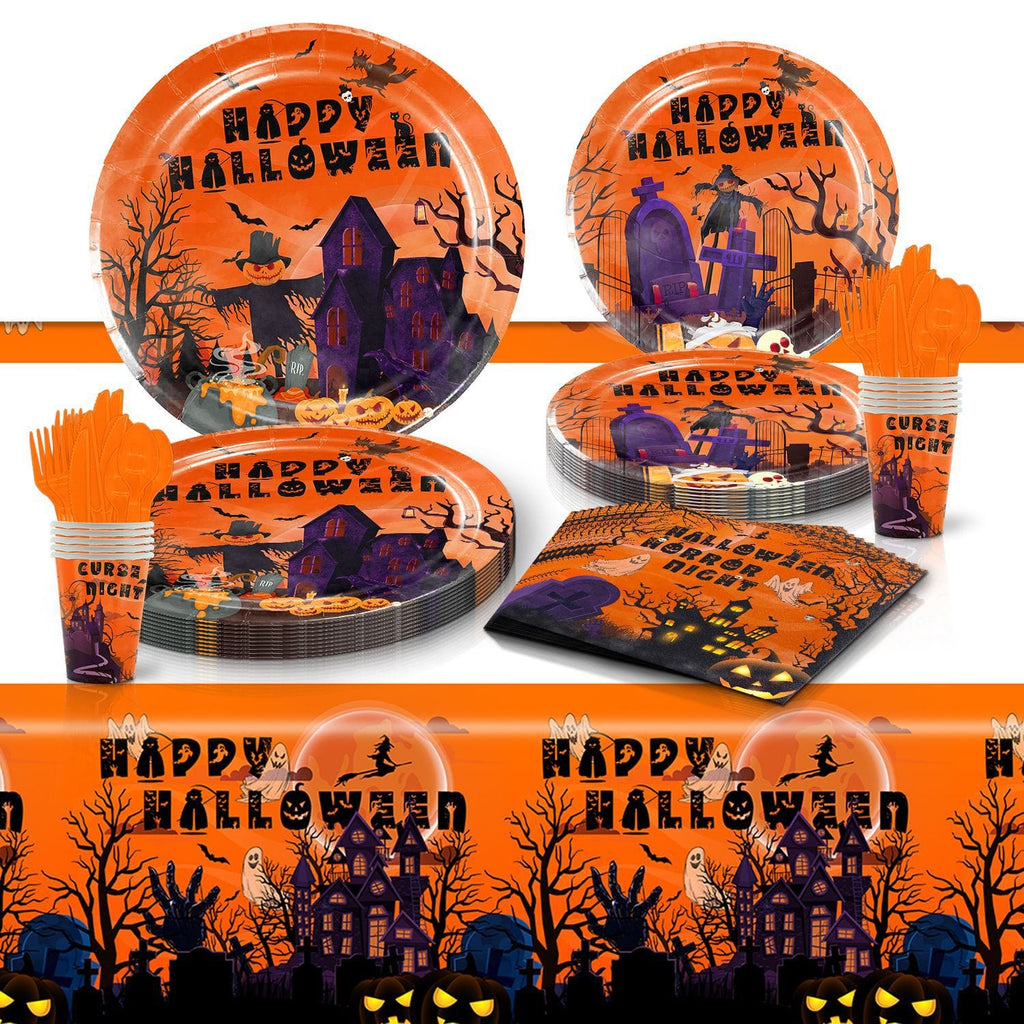 Halloween Party Tableware Set
