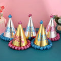 Metallic Happy Birthday Party Hats