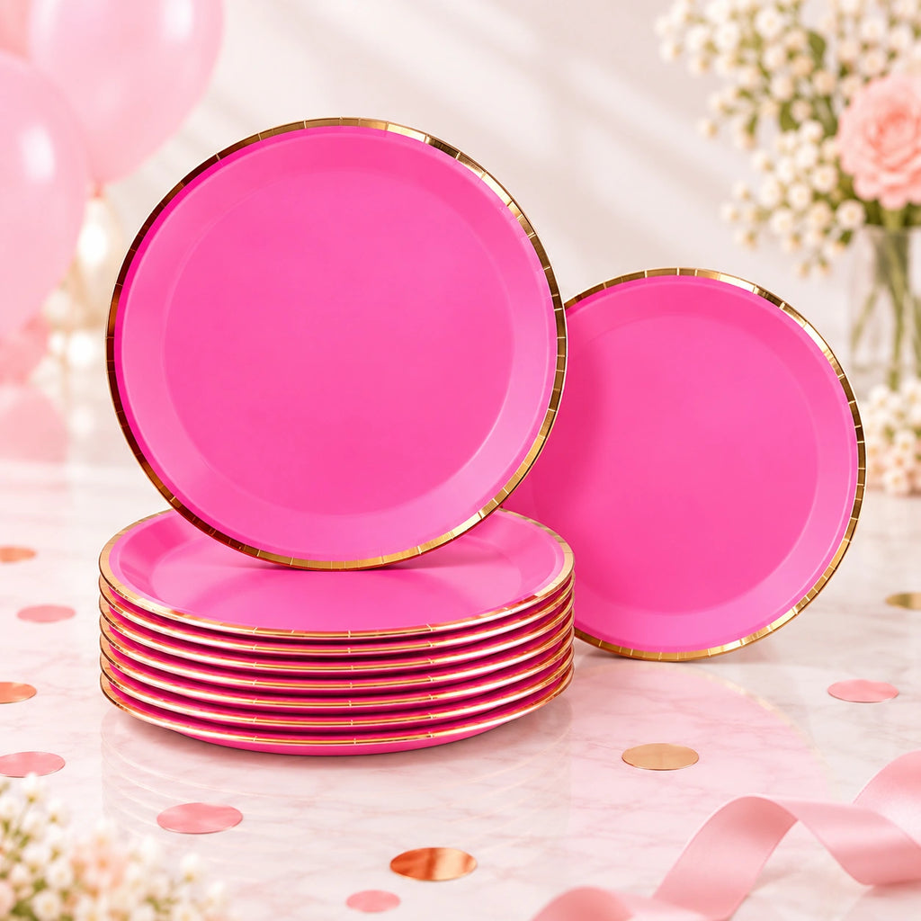 Solid Party Set Hot Pink