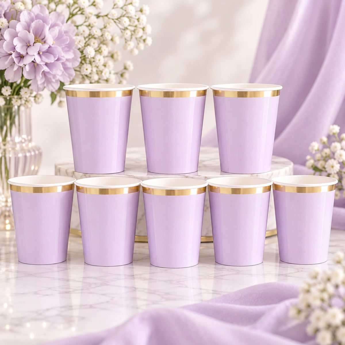 Solid Party Set Lavender