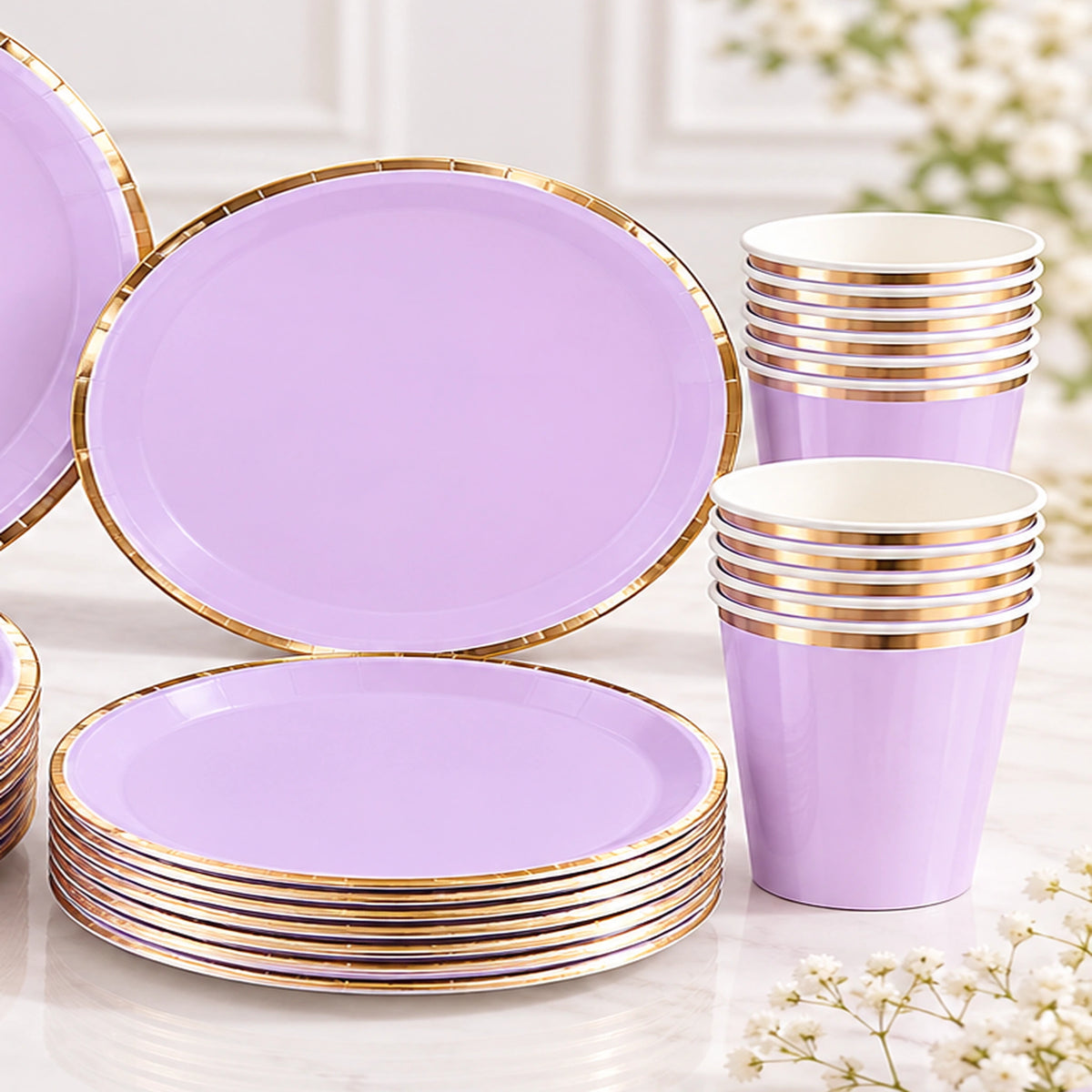Solid Party Set Lavender