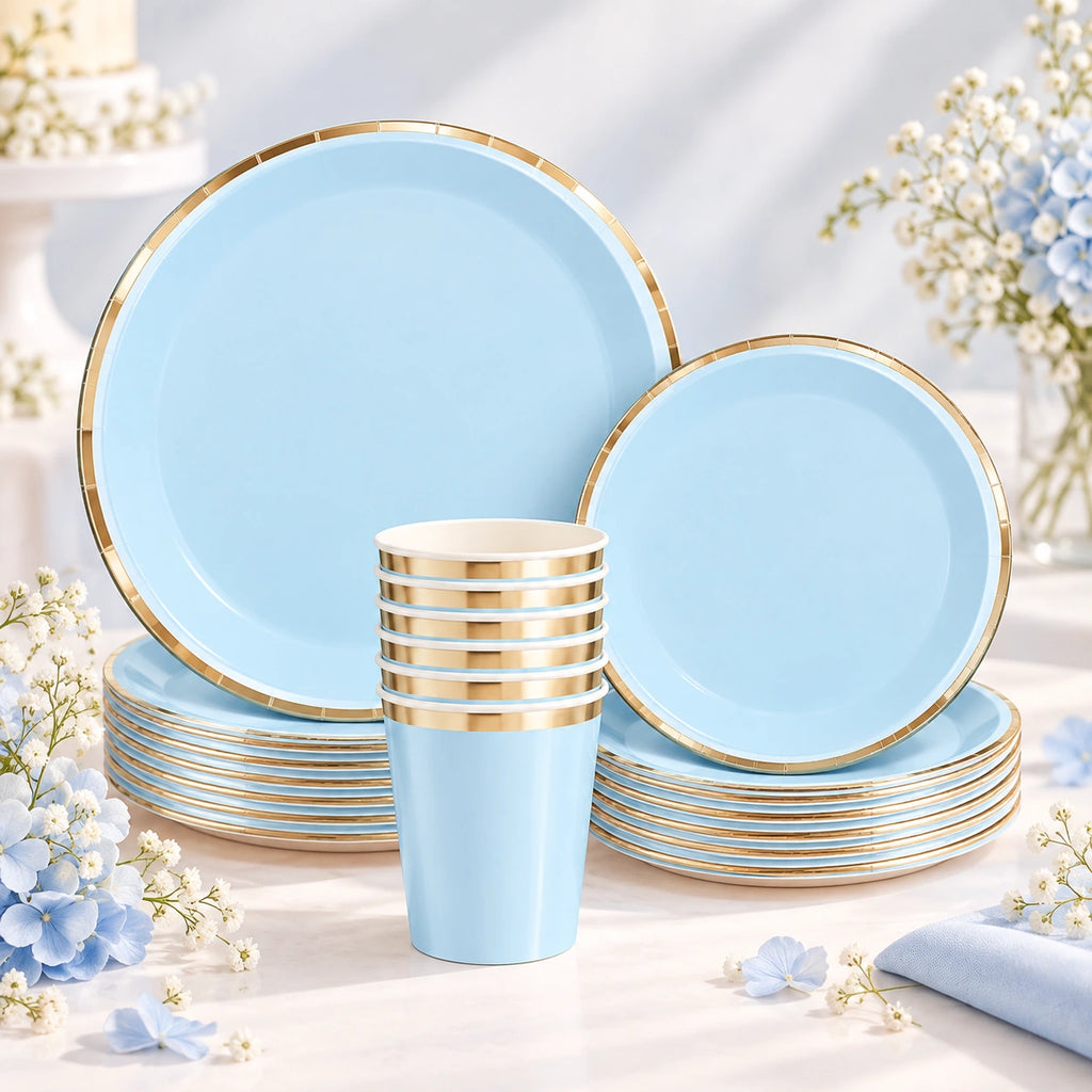 Solid Party Set Light Blue