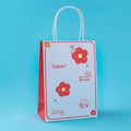 Lucky Red Flower Designed Gift Bag