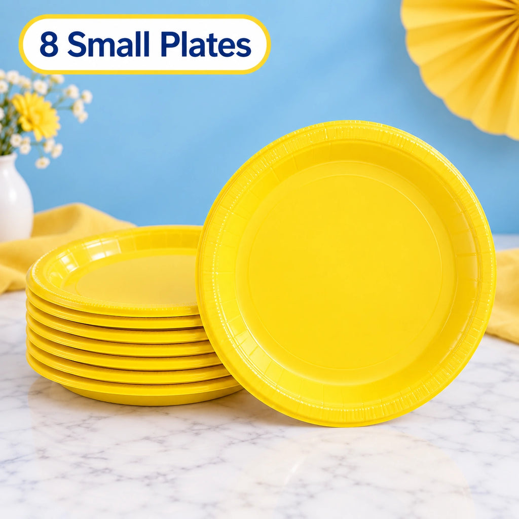 Mandala Party Set Blue Yellow