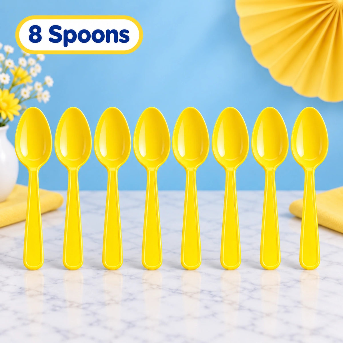 Mandala Party Set Blue Yellow