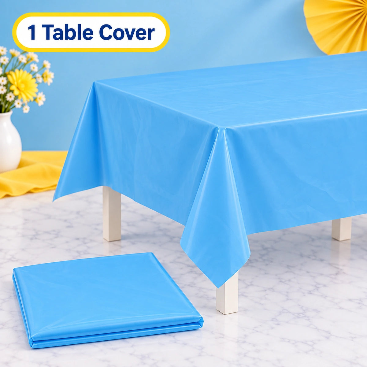 Mandala Party Set Blue Yellow
