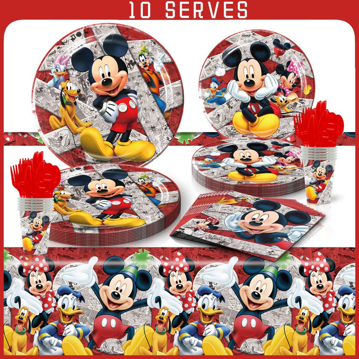 Mickey Mouse Birthday Party Set