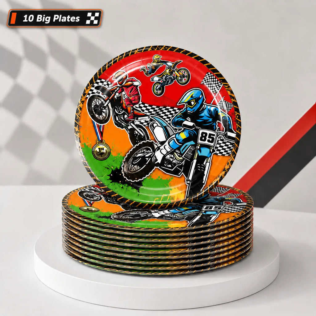Motocross Birthday Party Set