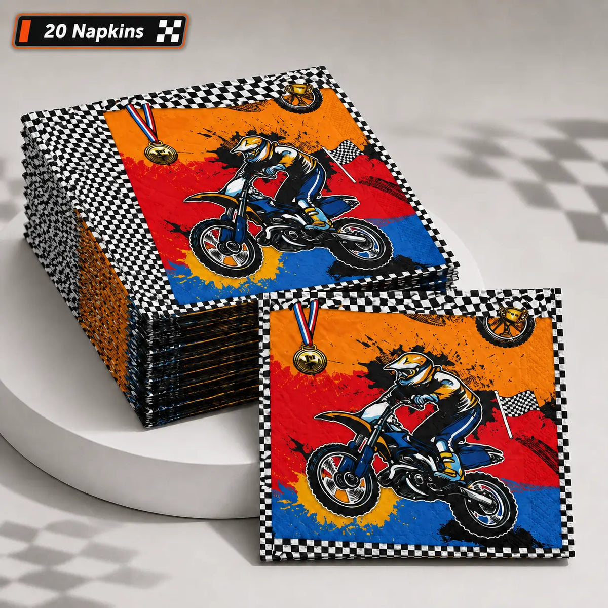 Motocross Birthday Party Set