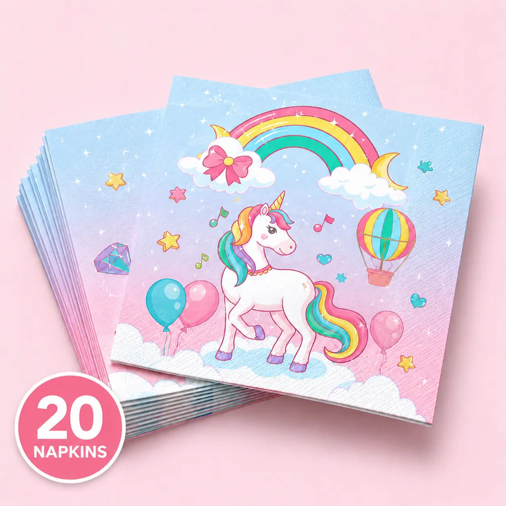 Unicorn Party Tableware Set