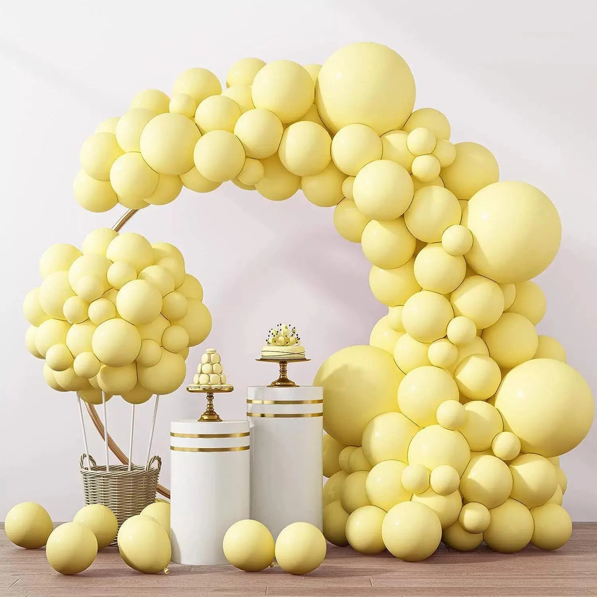 Yellow Balloon Decoration Set