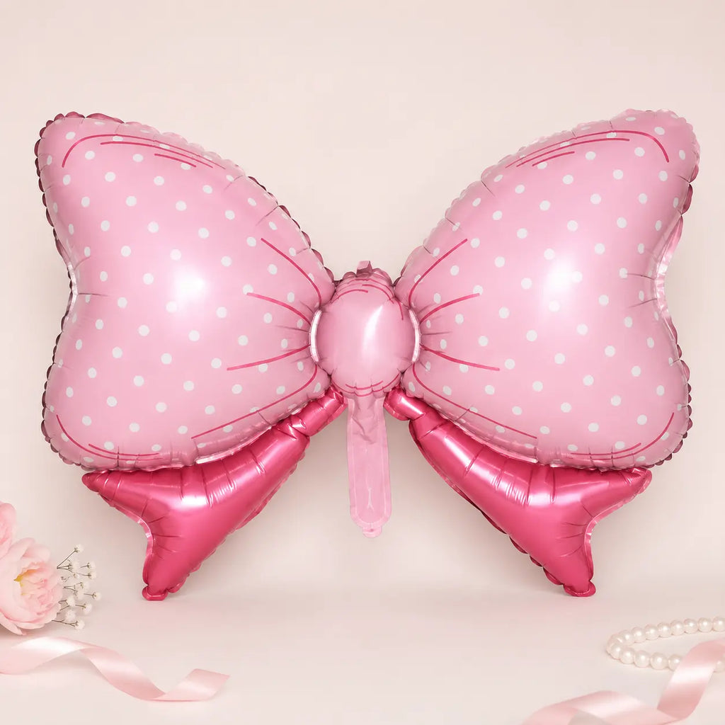 Pink Bow Foil Balloon