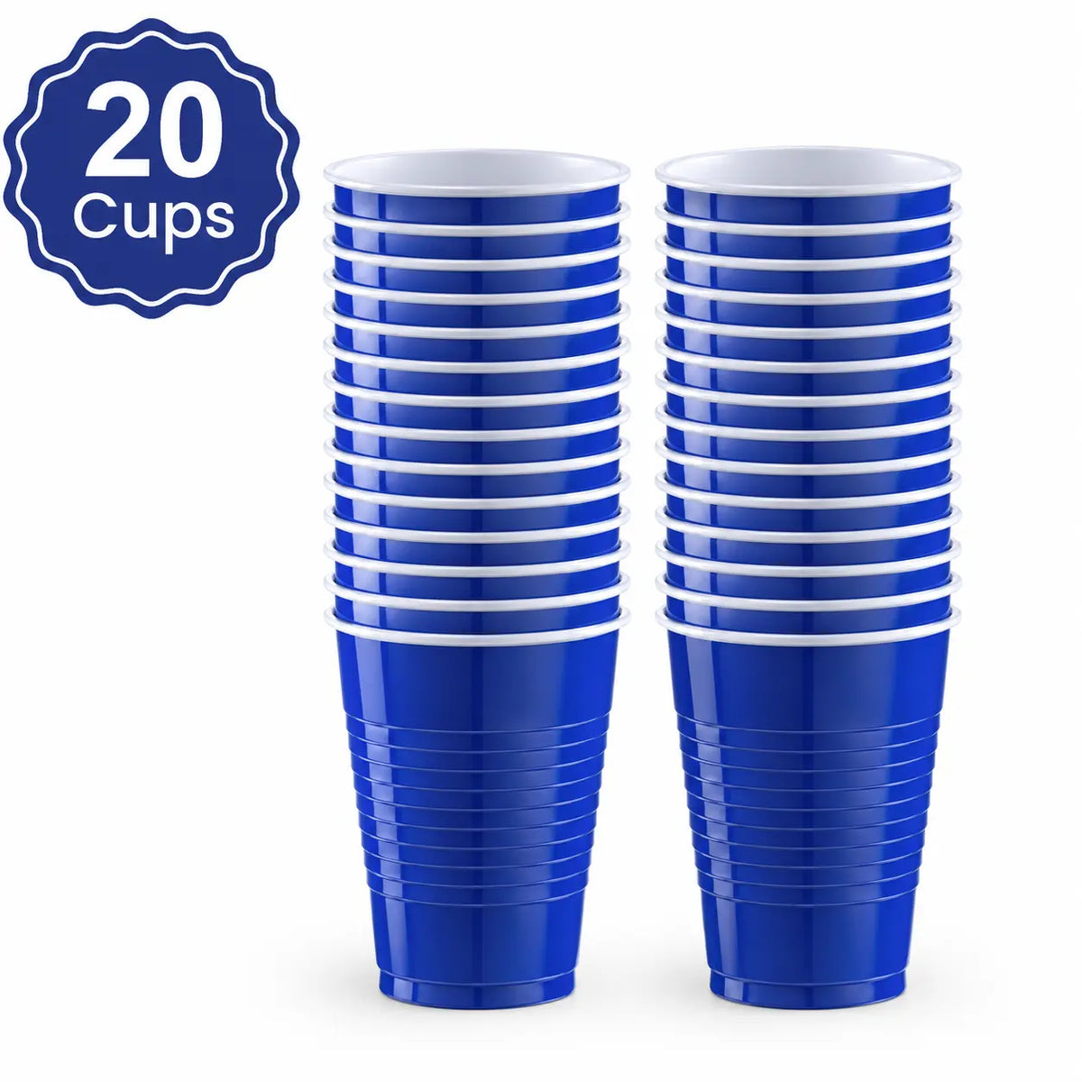 Plastic Classic Blue Party Set