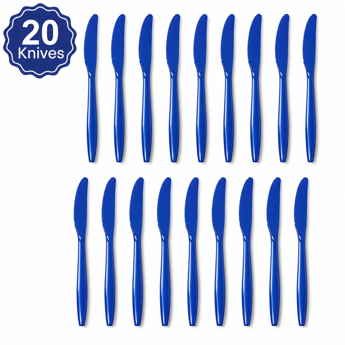 Plastic Classic Blue Party Set