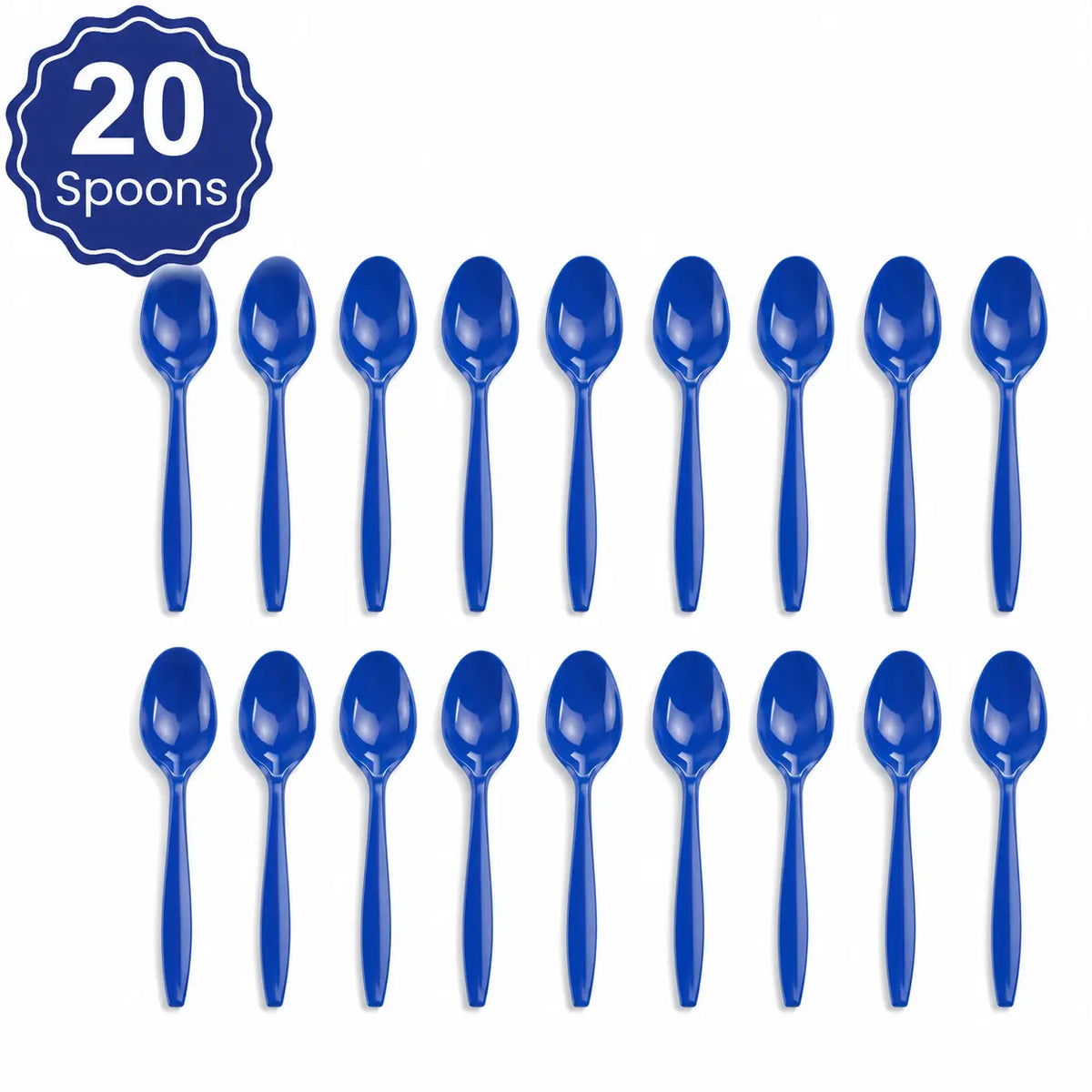 Plastic Classic Blue Party Set