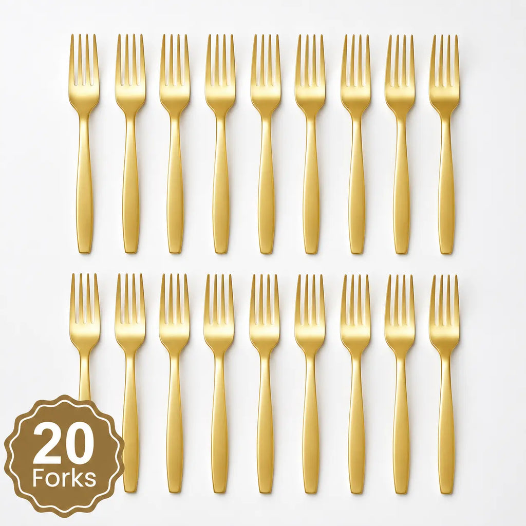 Plastic Classic Gold Party Set
