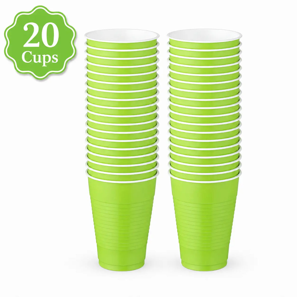 Plastic Classic Lime Green Party Set