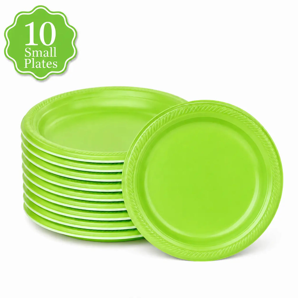 Plastic Classic Lime Green Party Set