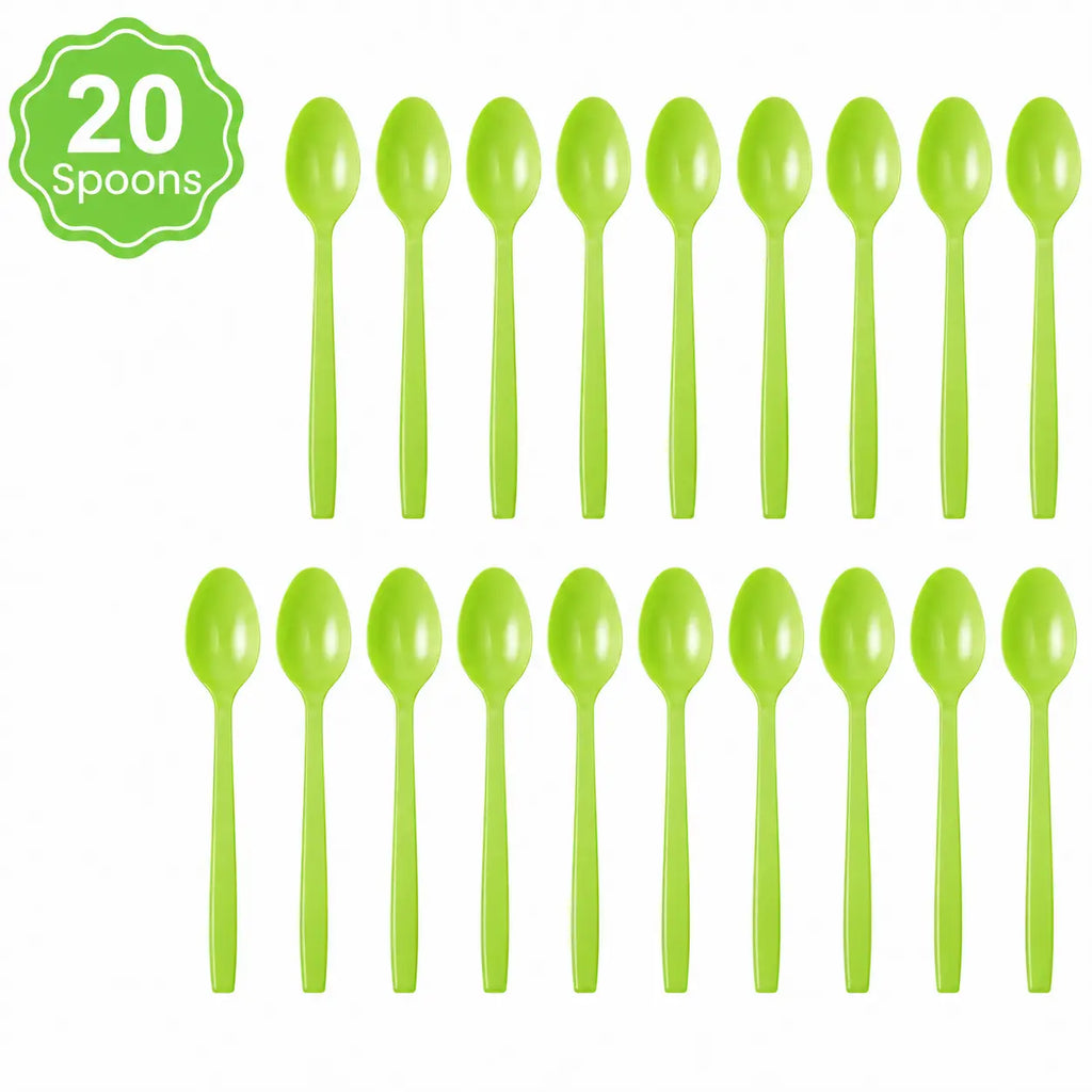 Plastic Classic Lime Green Party Set