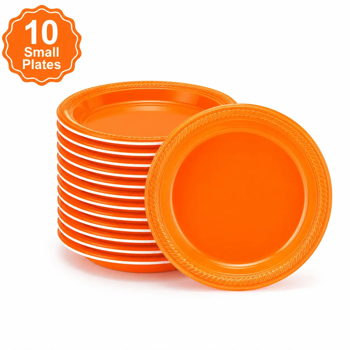 Plastic Classic Orange Party Set