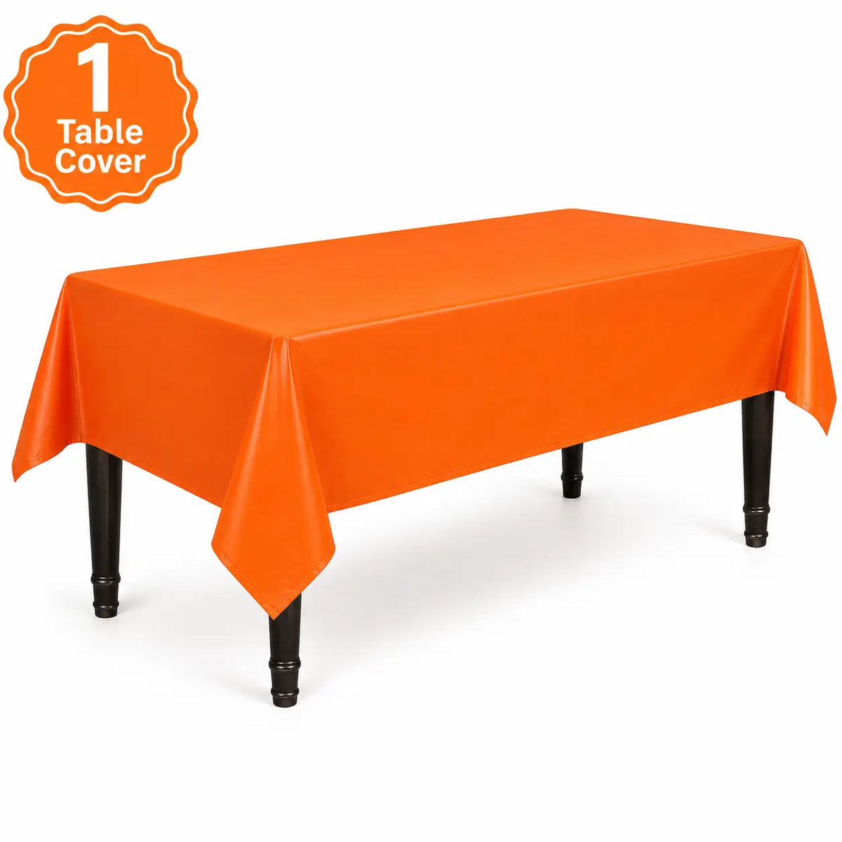 Plastic Classic Orange Party Set