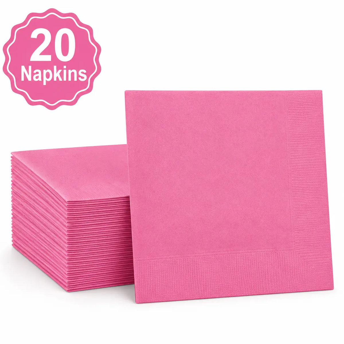 Plastic Classic Pink Party Set