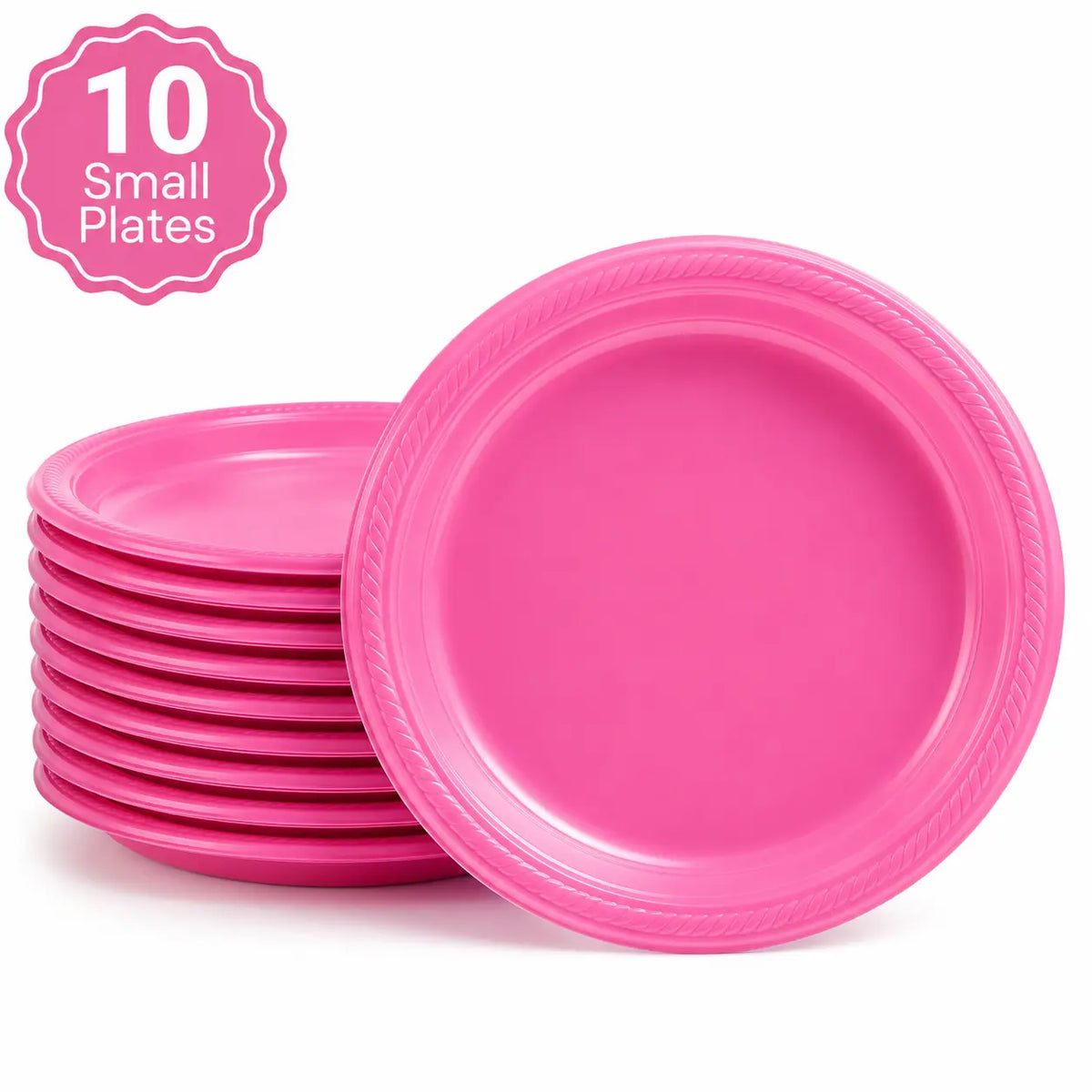 Plastic Classic Pink Party Set