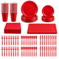 Plastic Classic Red Party Set