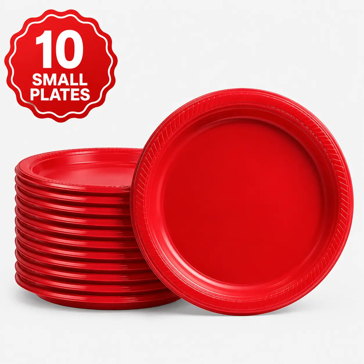 Plastic Classic Red Party Set