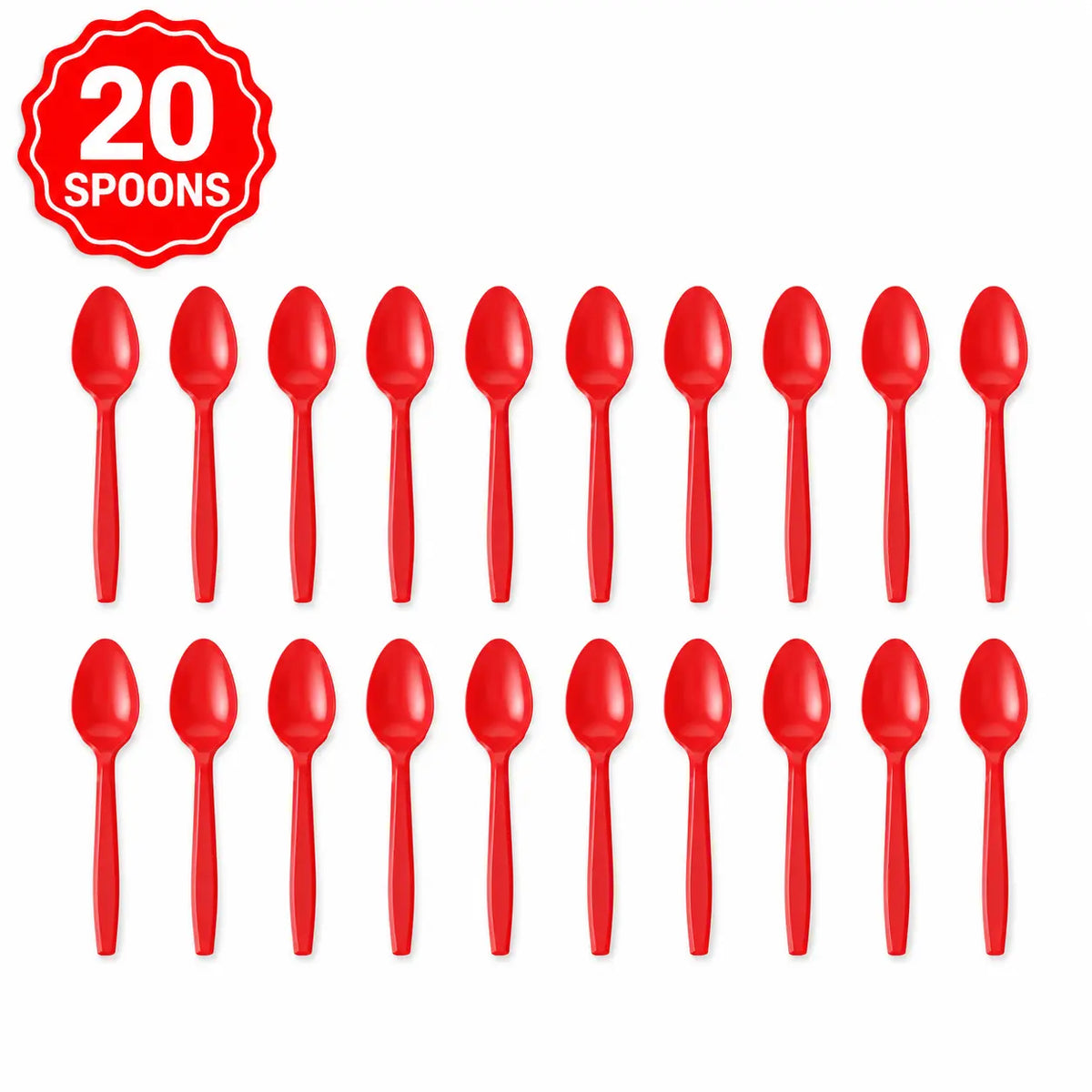 Plastic Classic Red Party Set