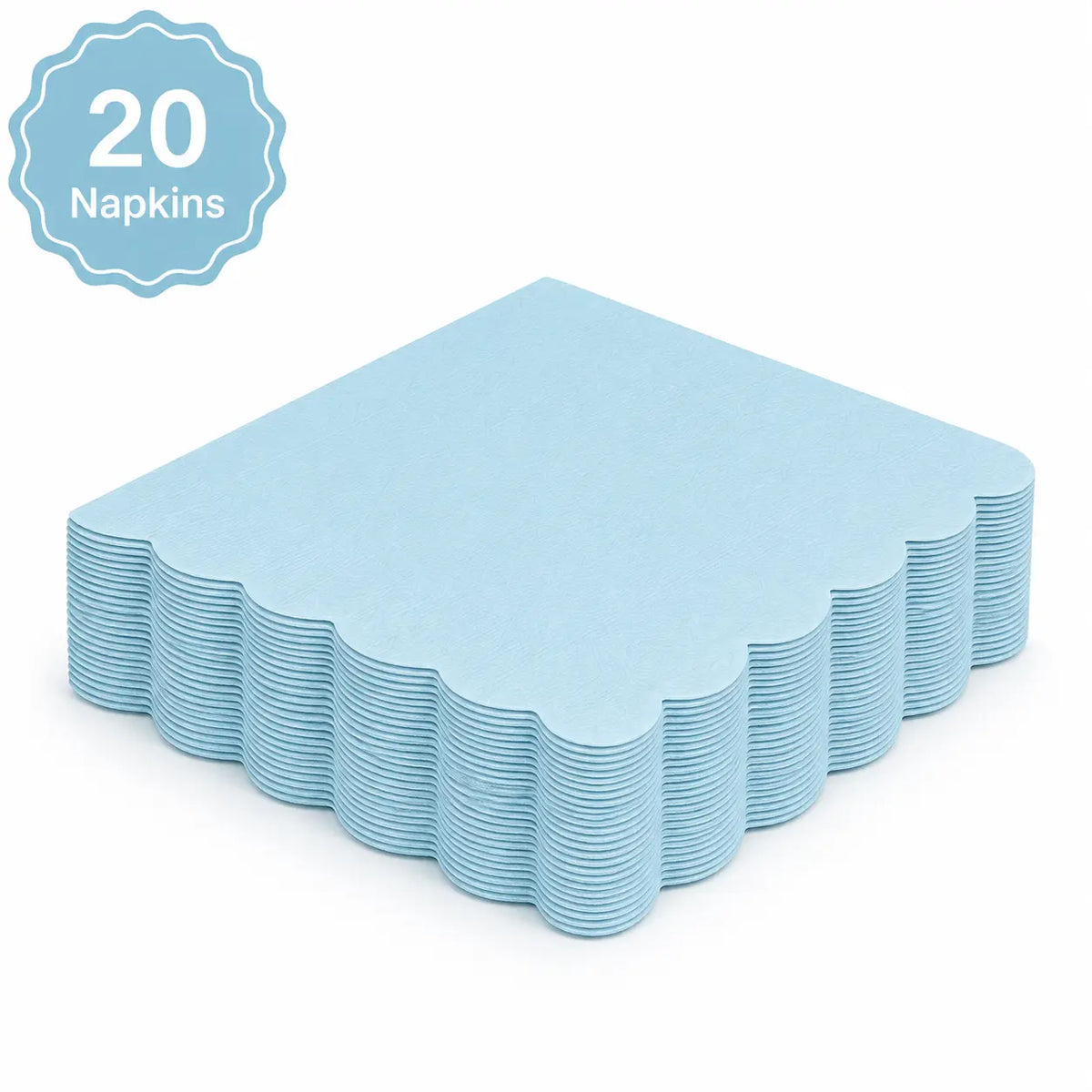 Carton Classic Baby Blue Party Set