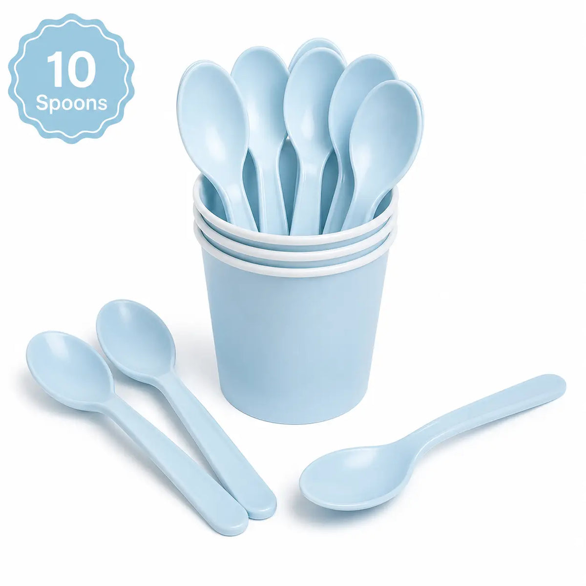 Carton Classic Baby Blue Party Set