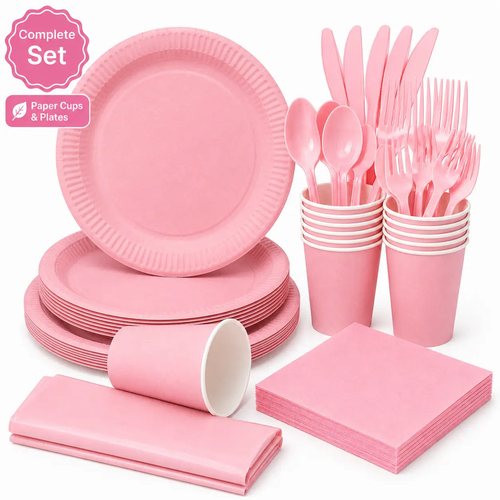 Carton Classic Light Pink Party Set