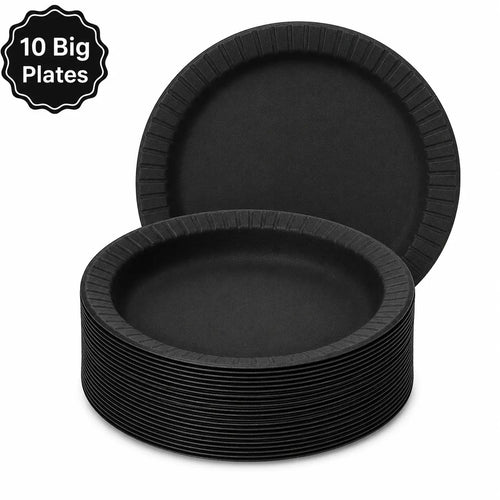 Carton Classic Black Party Set