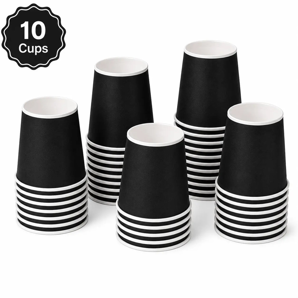 Carton Classic Black Party Set