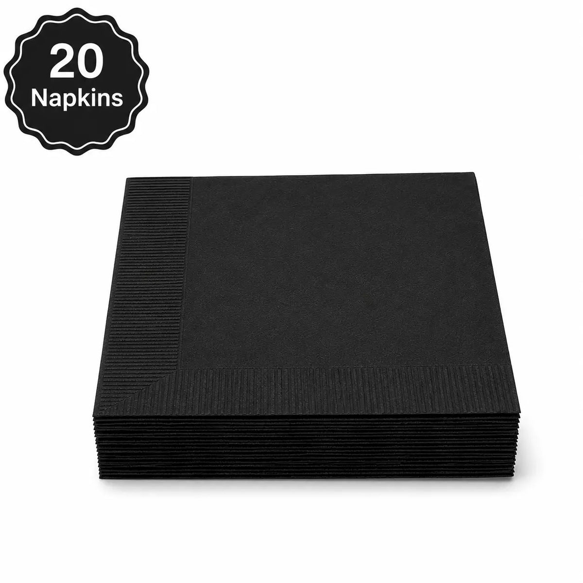 Carton Classic Black Party Set