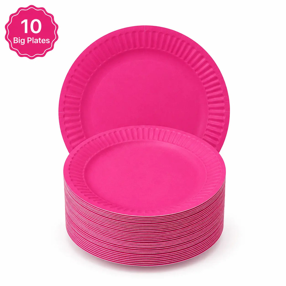 Carton Classic Hot Pink Party Set