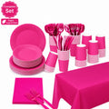 Carton Classic Hot Pink Party Set