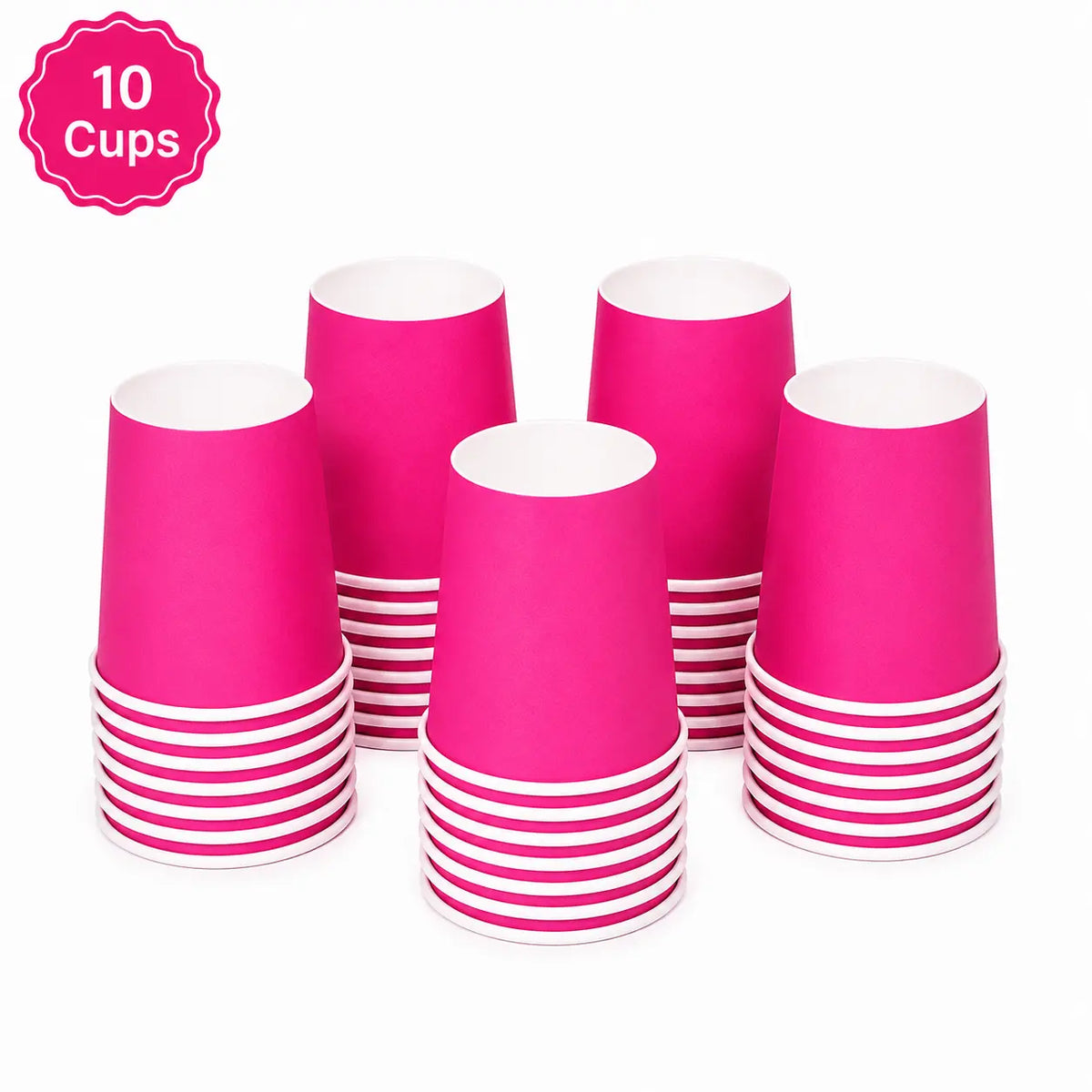 Carton Classic Hot Pink Party Set