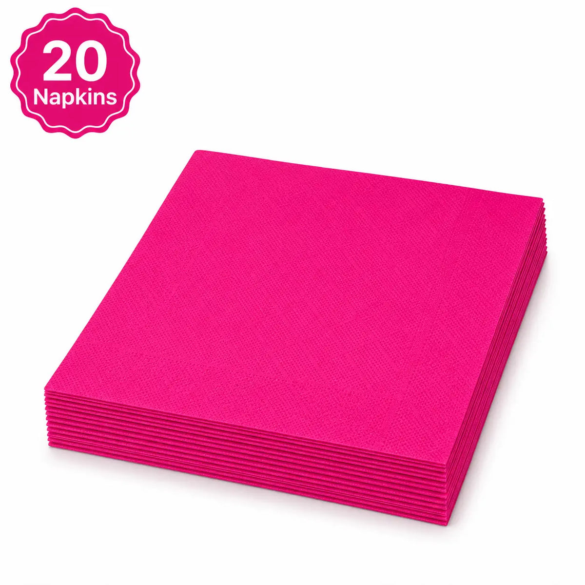 Carton Classic Hot Pink Party Set