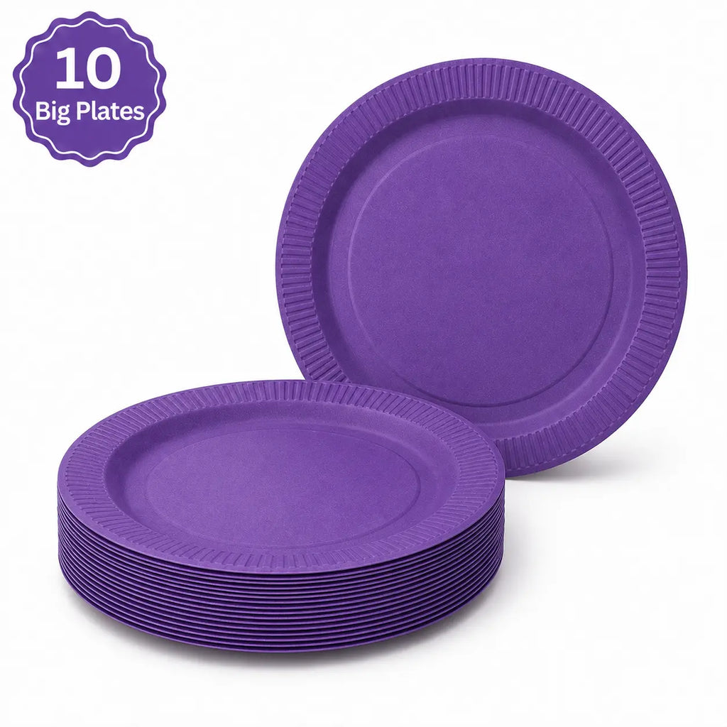 Carton Classic Purple Party Set