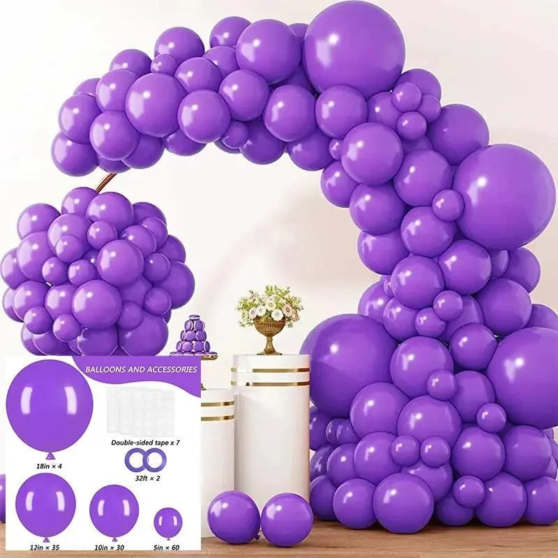 Purple Balloon Decoration Set