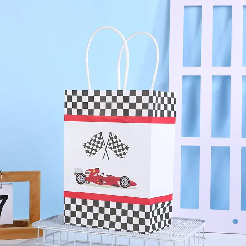 Racing Car Designed Gift Bag