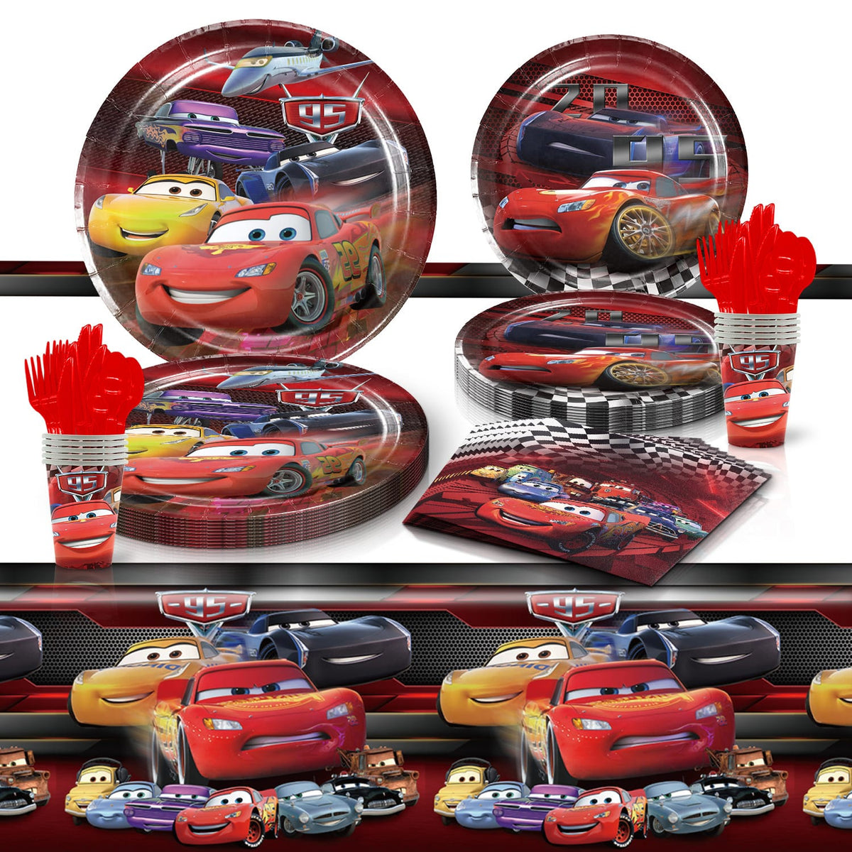 Cars Birthday Party Set