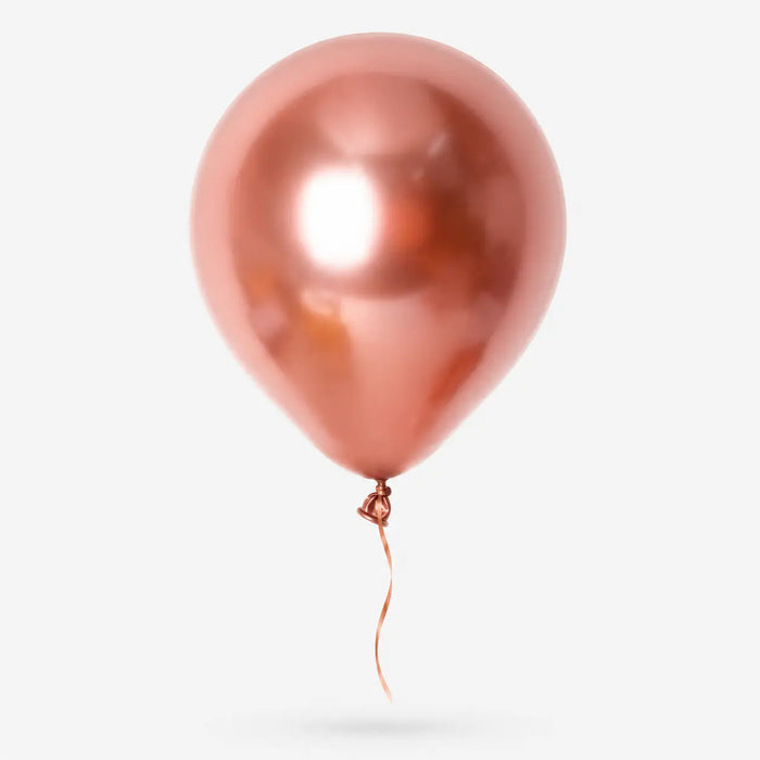 Rose Gold Latex Balloon Individual Packs