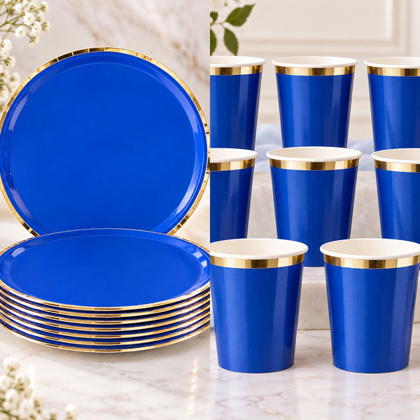 Solid Party Set Royal Blue