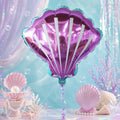 Purple Seashell Foil Balloon