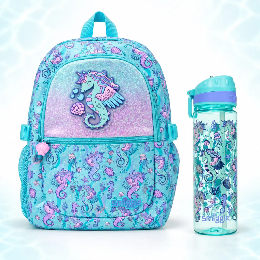 Smiggle Sea Horse School Set