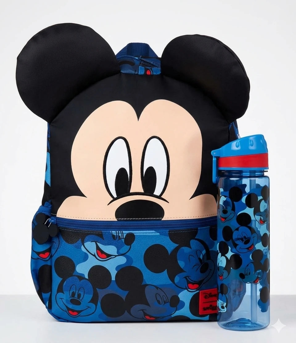 Smiggle Blue Mickey Mouse School Set
